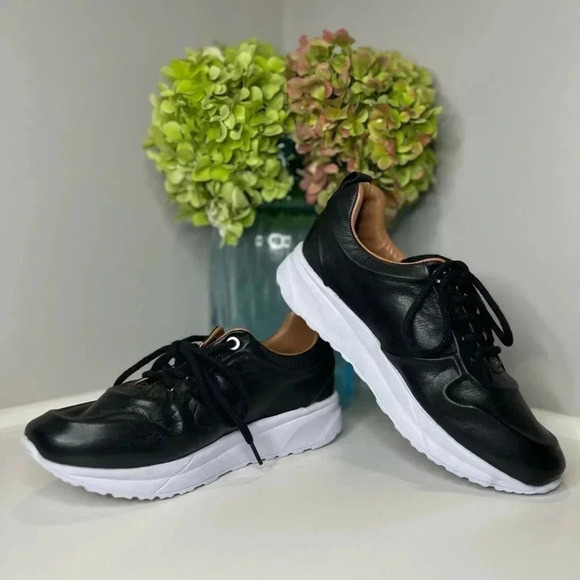 Ateliers Korbin Black Leather Sneakers - Picture 1 of 12
